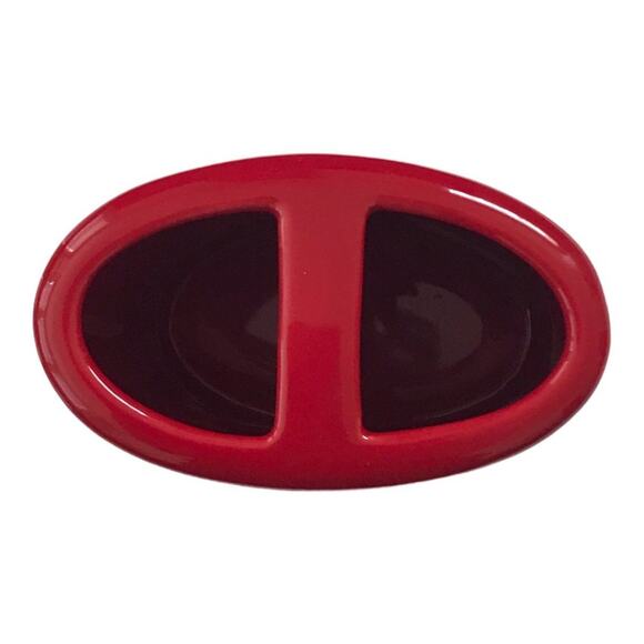 Rae Dunn NEW Naughty or Nice Red Christmas Toothbrush Holder - Picture 6 of 6